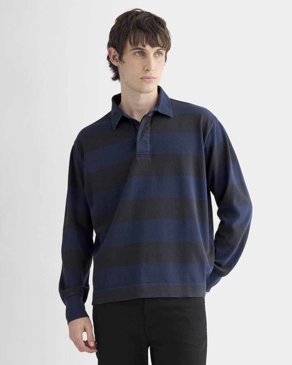 Vintage Rugby Pullover | Navy / Black
