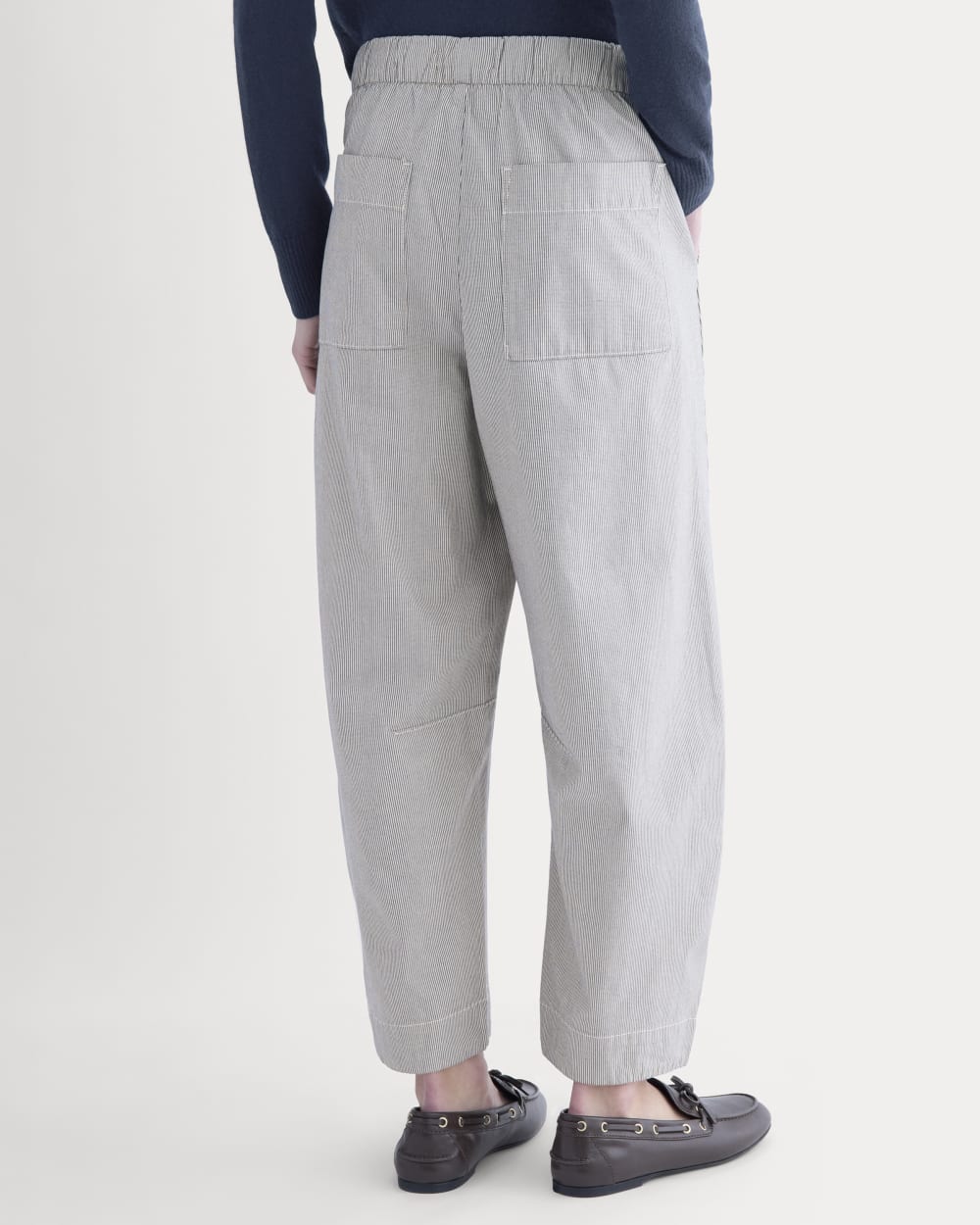 The Easy Barrel Pant | Canvas Tan / Navy