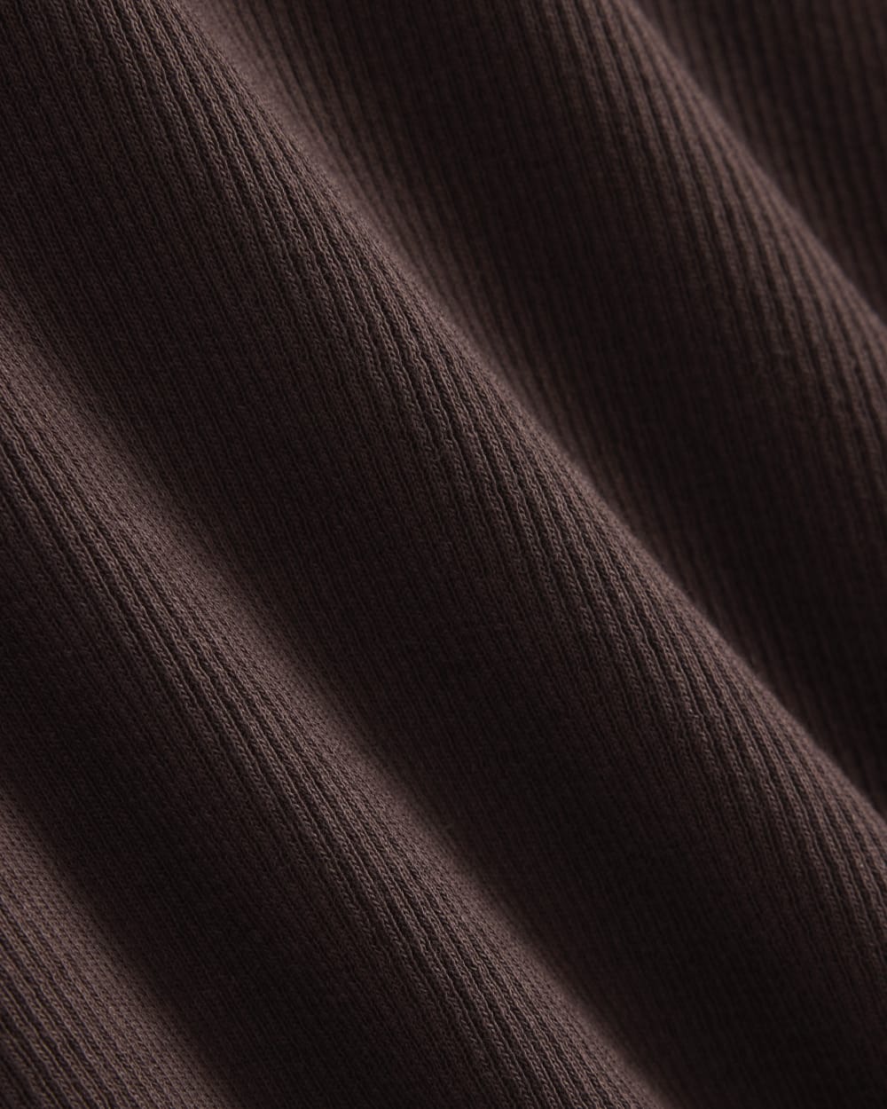 The Luxe Rib Long-Sleeve Crew | Coffee Bean
