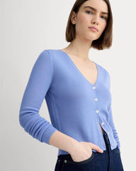 The Cardigan in Ultrasoft Merino | Bluebell