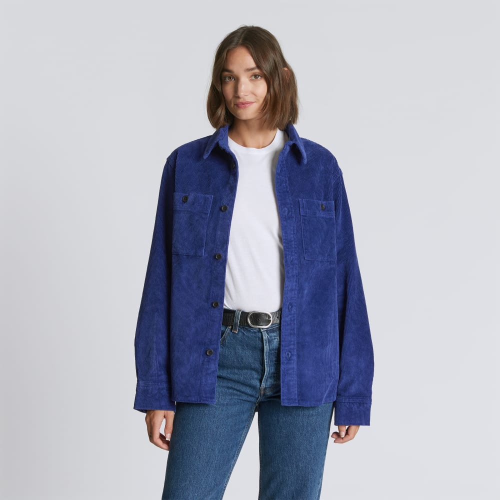 The Corduroy Everyone Overshirt | Cobalt