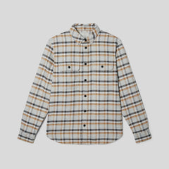 The Heavyweight Overshirt | Uniform | Tobacco Brown / Heather Grey Plaid