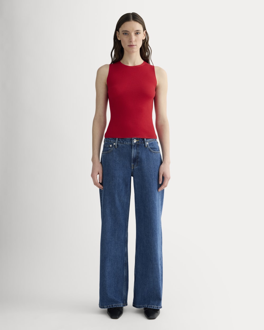 The Tank in Ultrasoft Merino | Classic Red