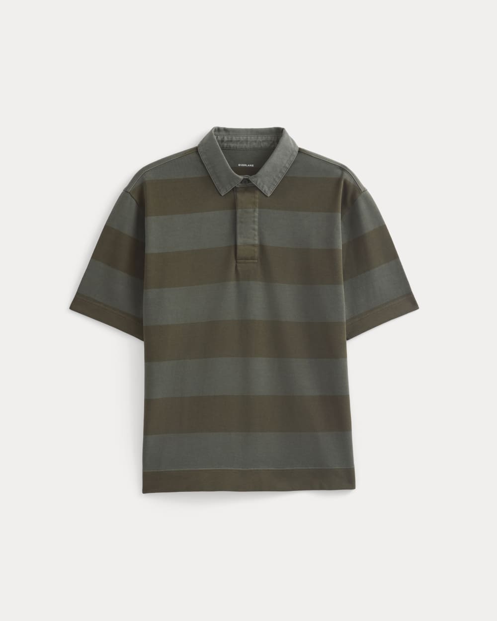 Vintage Rugby Polo | Overdye Olive Night
