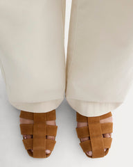 The Day Fisherman Sandal | Saddle Brown Suede
