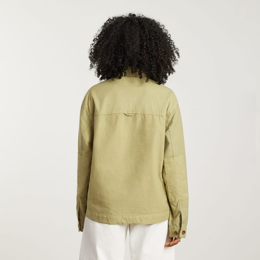 The Everyone Spring Shirt Jacket | Sage