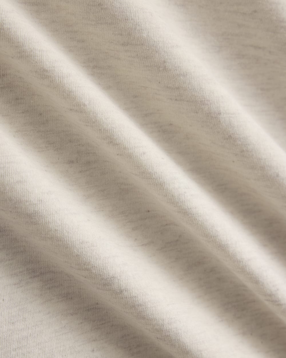 The Box-Cut Tee in Essential Cotton | Heathered Oats | No Pocket
