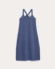 Sweater Racerback Midi Dress | Blue Dusk
