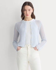 Lace-Knit Cardigan | Skywriting