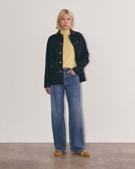 The Funnel Neck in Cotton Cashmere | Parsnip