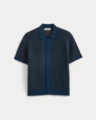 Button-Down Resort Polo | Midnight Navy/Kalamata