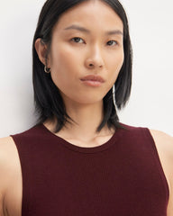 The Tank in Ultrasoft Merino | Burgundy