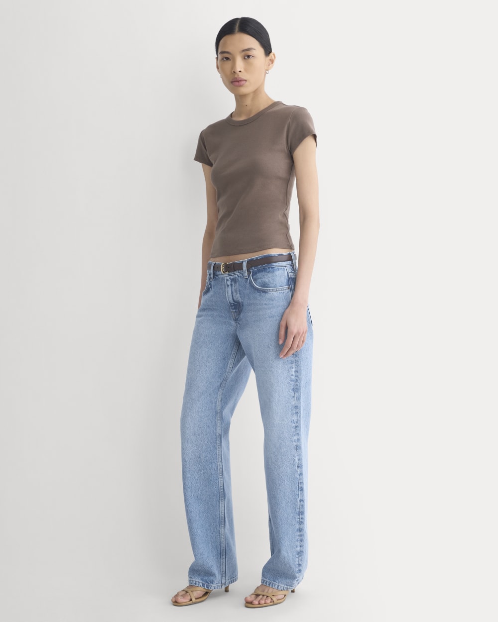 RetroSoft Cotton Crew | Deep Taupe