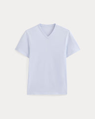 The Essential Organic V-Neck Tee | Skywriting