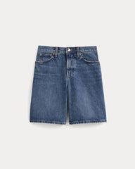 Loose Jean Short | Dark Wash