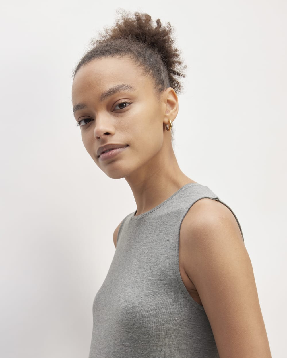 The Supima® Form Tank | Mid Heather Grey