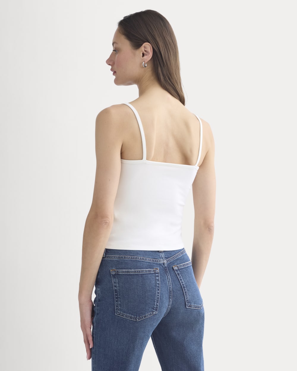 Scoopneck Cami | Bone