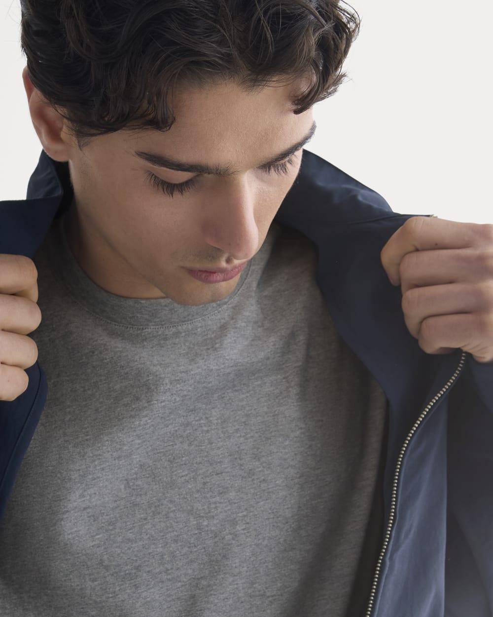 Archive Standard-Fit Cotton Crew | Vintage Heather Grey
