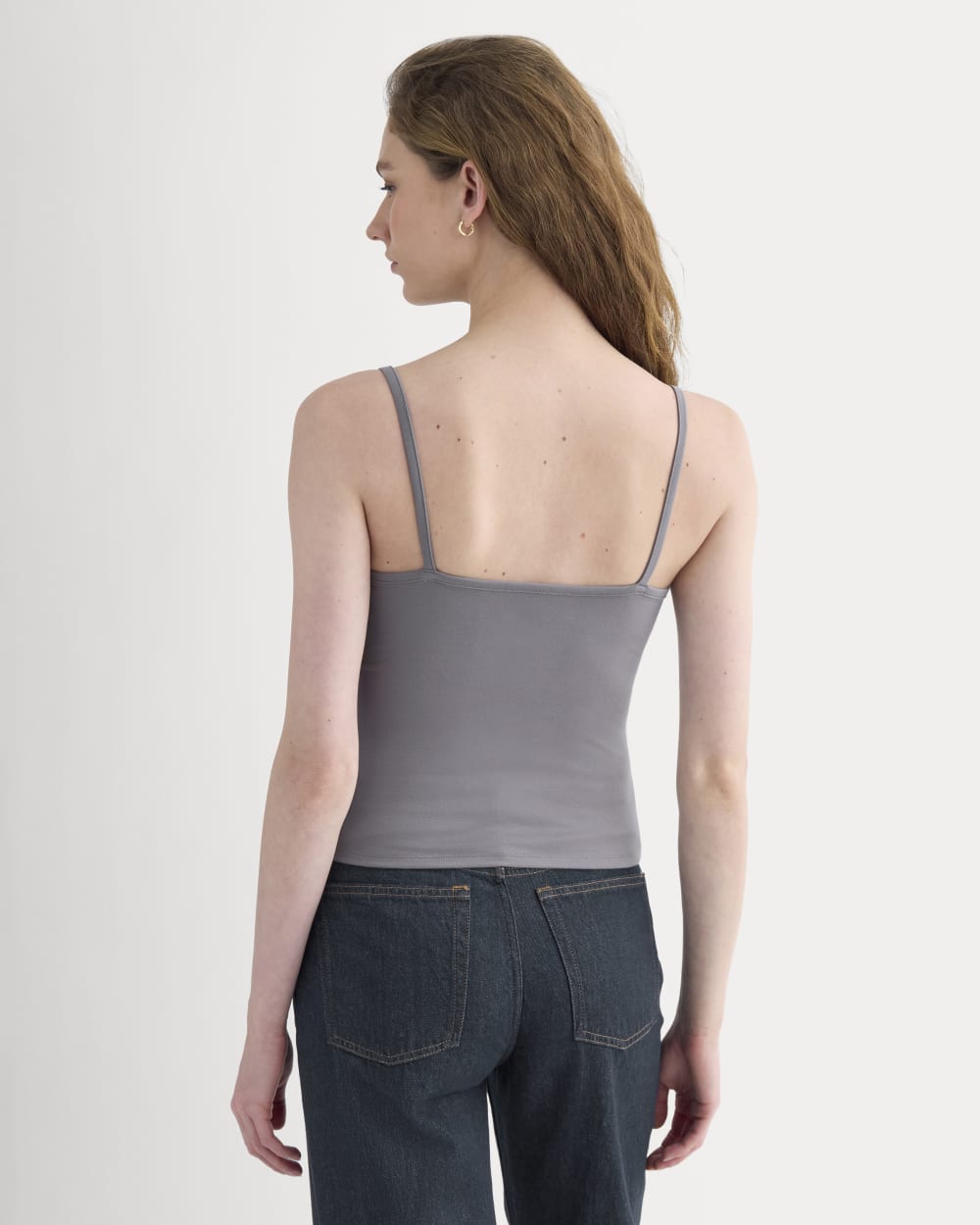 Scoopneck Cami | Charcoal Grey