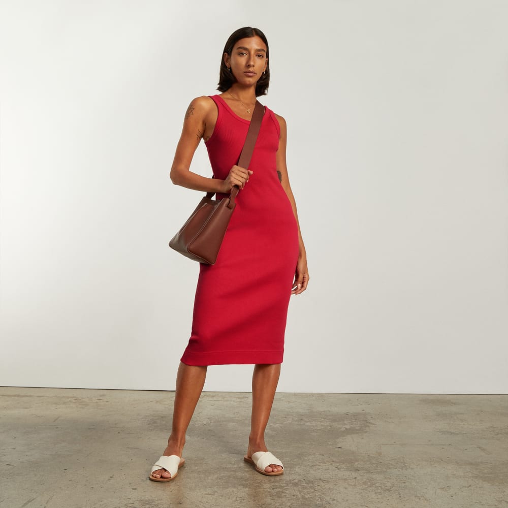 The '90s Rib Dress | Goji Berry