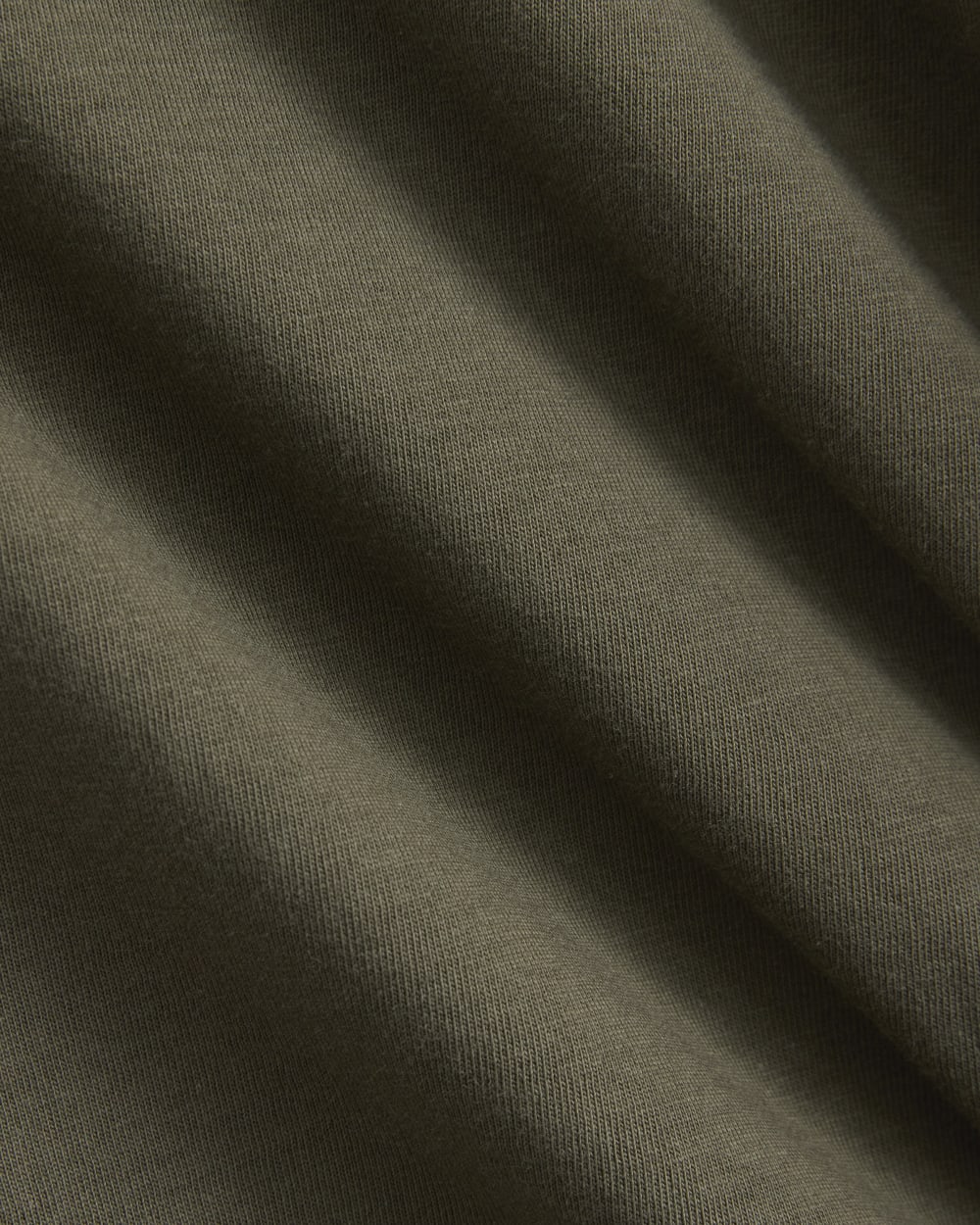 The Box-Cut Tee in Essential Cotton | Olive Night | Pocket