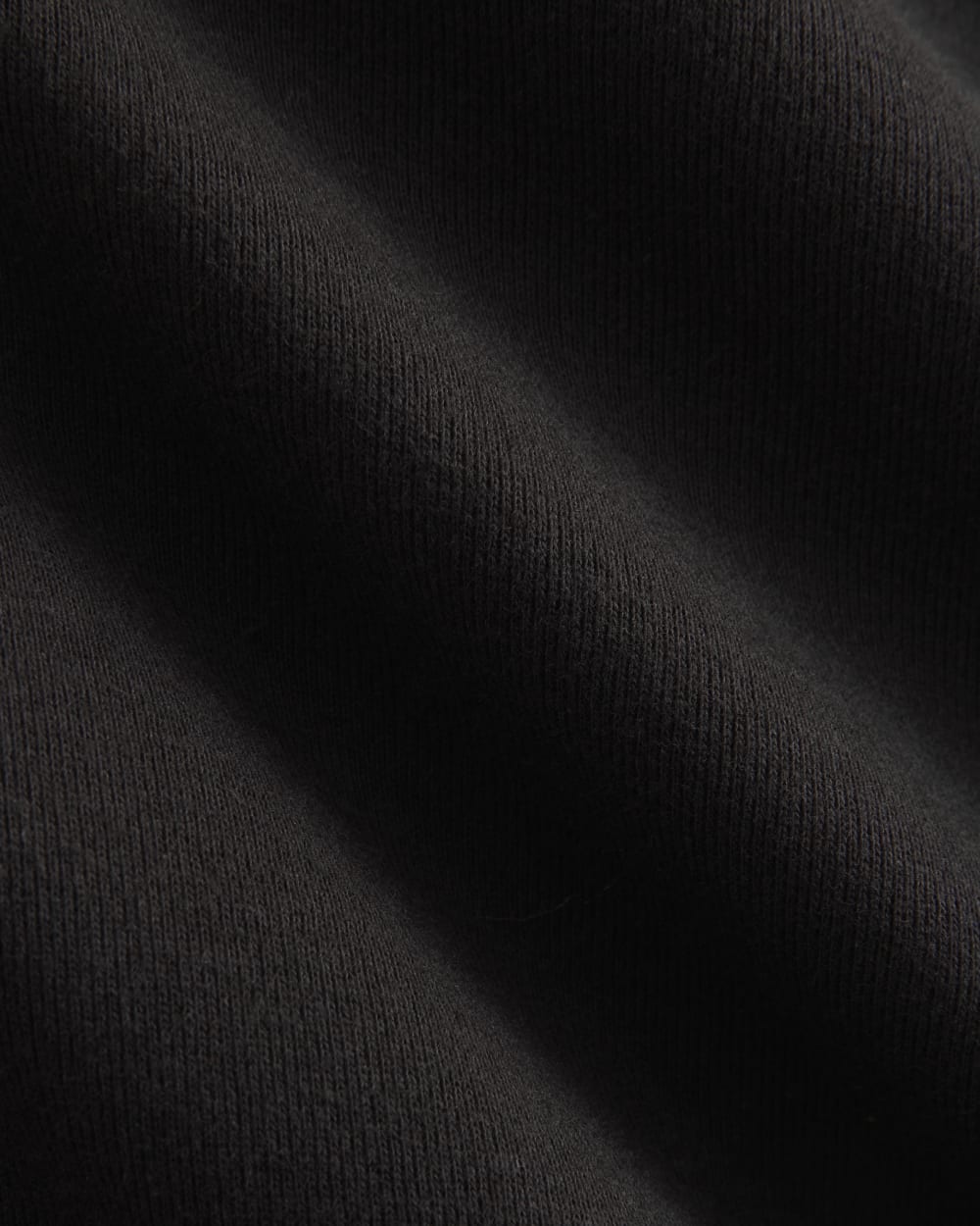 RetroSoft Cotton Square-Neck Tee | Black
