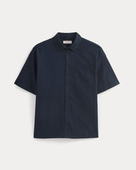 Lightweight Short-Sleeve Oxford | Navy