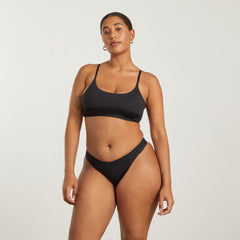 The Thigh-High Bikini Bottom | Black
