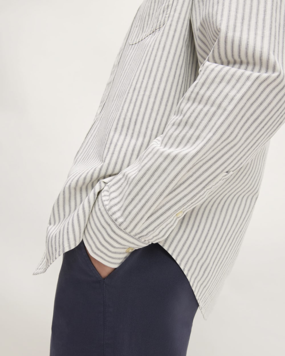 The Classic Oxford Shirt | Bone/Navy | Standard