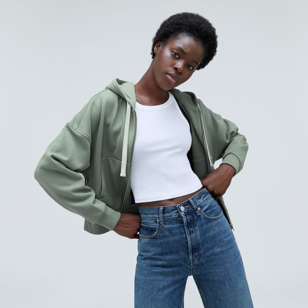 The Track Organic Cotton Hoodie | Lily Pad