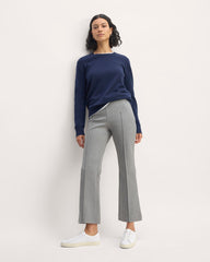 The Dream Kick Flare Pant | Mid Heather Grey