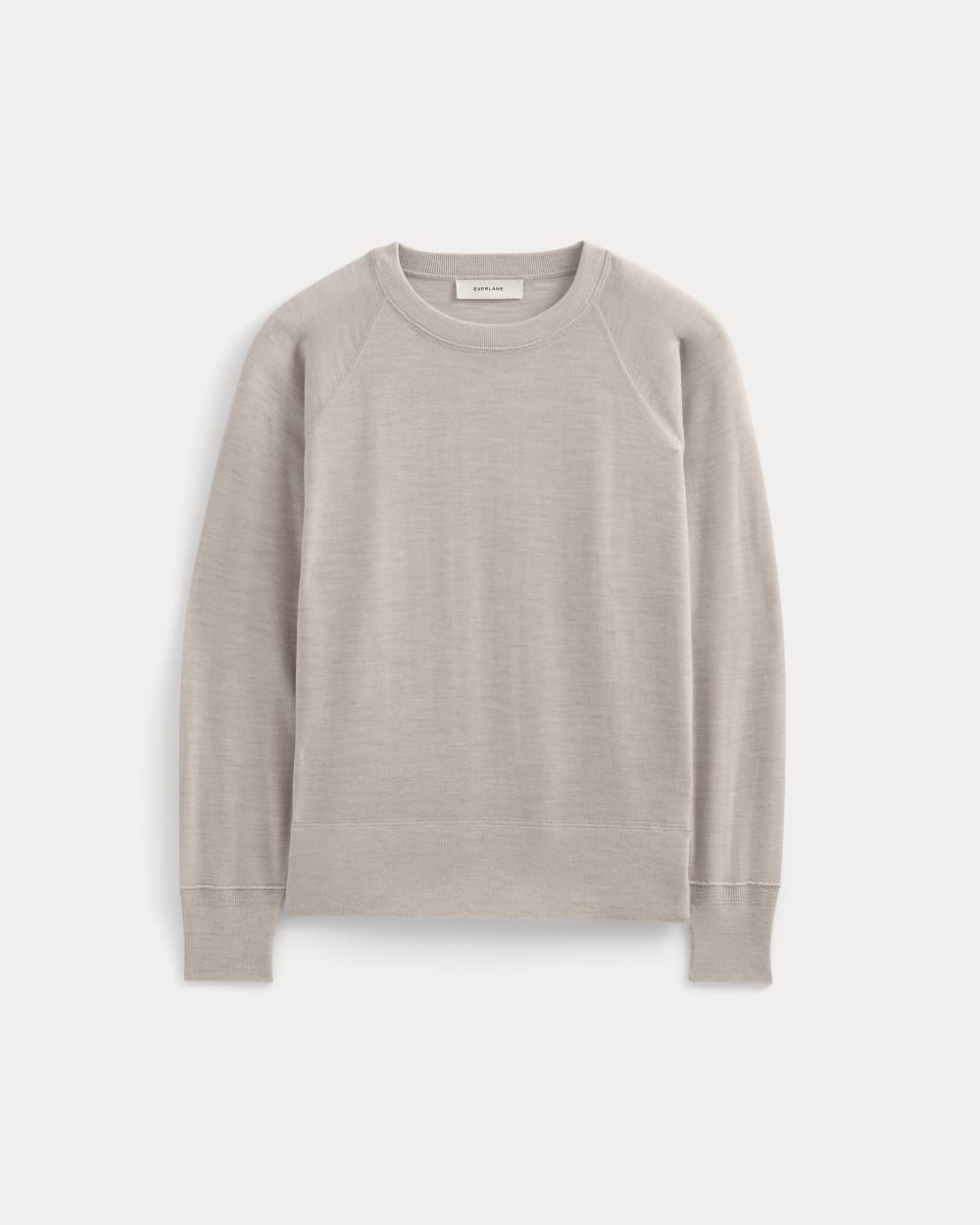 Raglan Sweater in Ultrasoft Merino | Heathered Oat