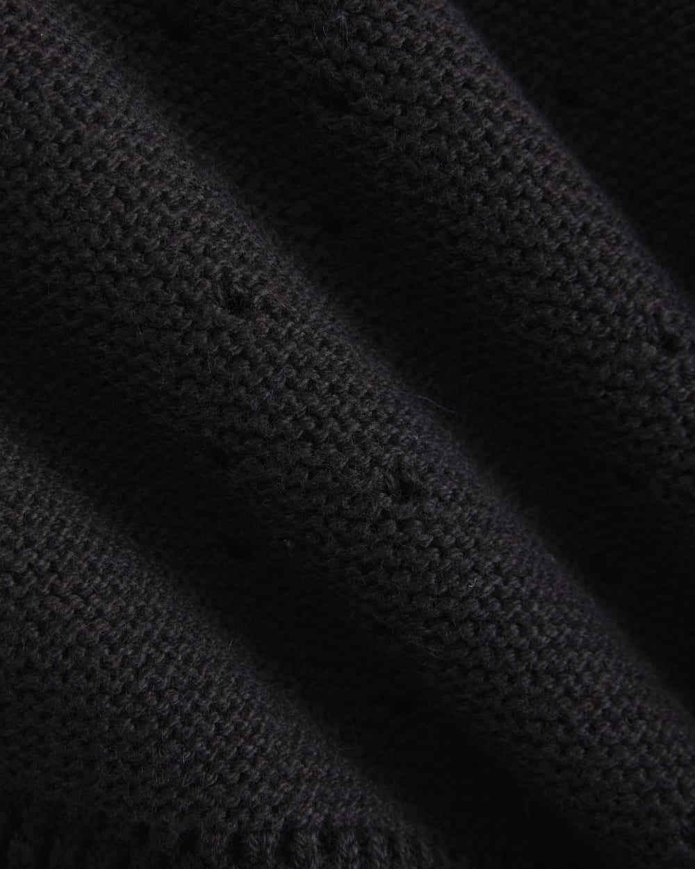 Open-Knit Short in Everyday Cotton | Black