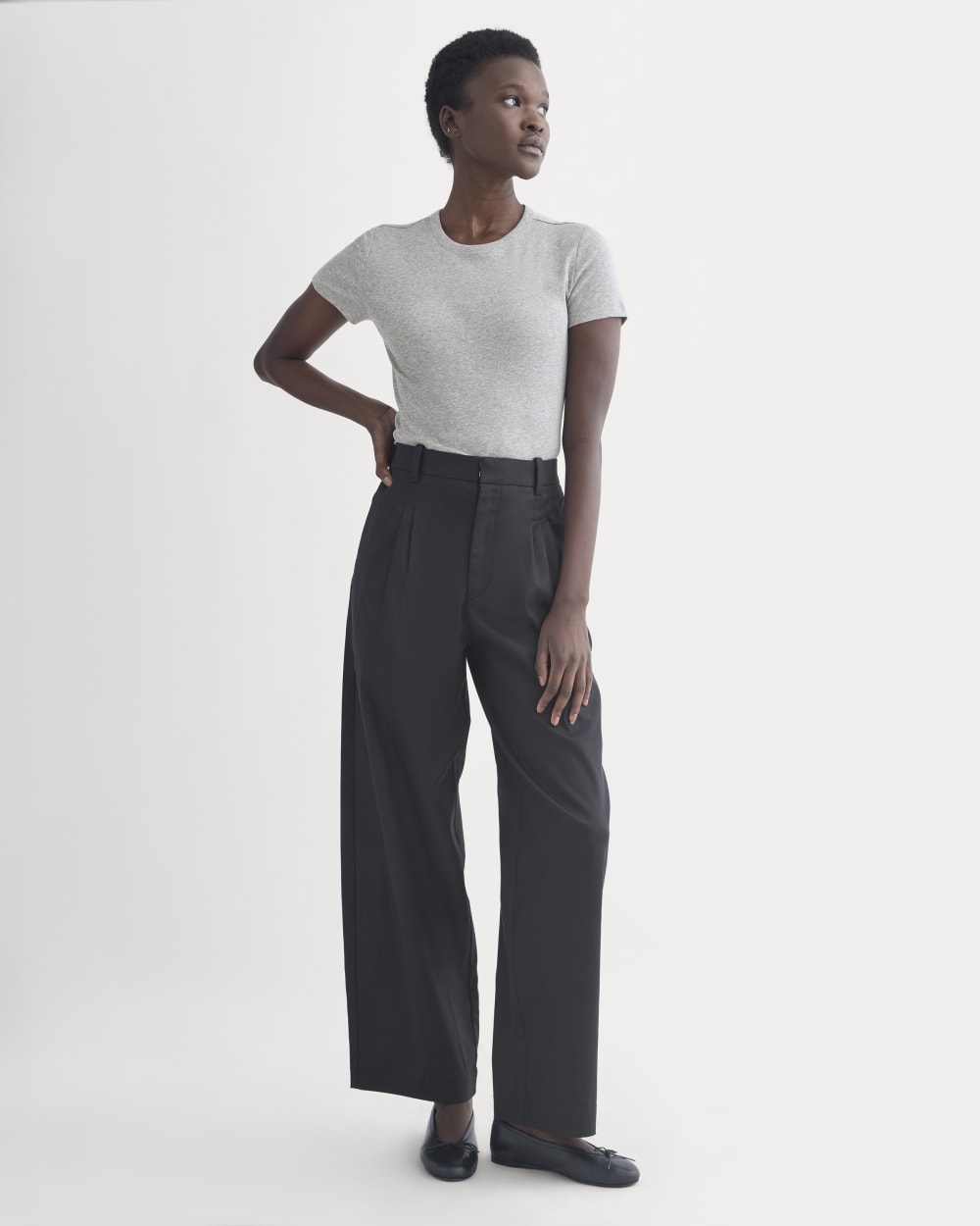 Tissue Short-Sleeve Crew | Heathered Grey