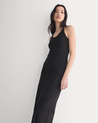 Racerback Maxi Knit Dress | Black