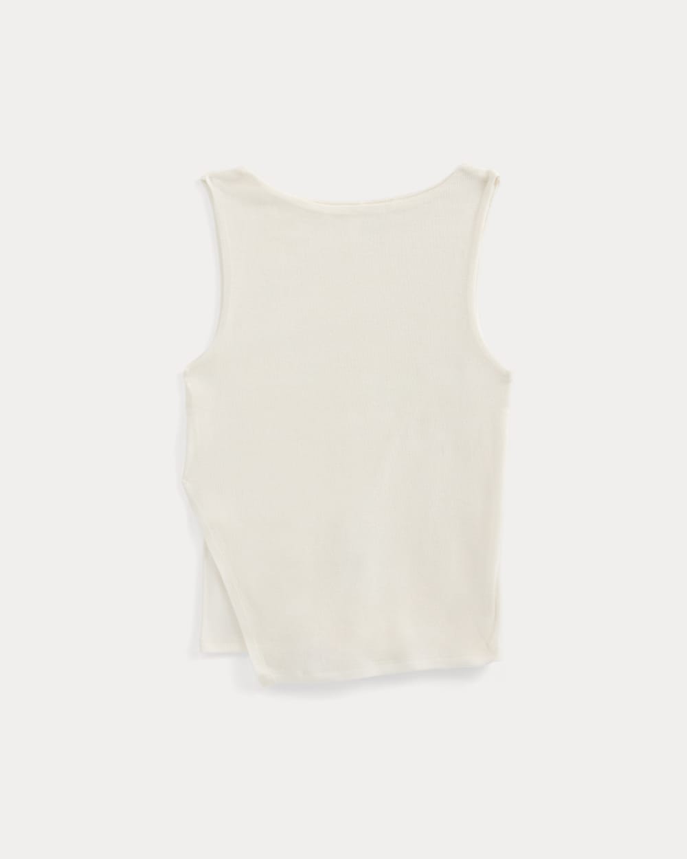 Tissue Boatneck Tank with Side Tie | Bone