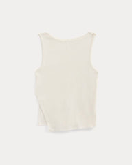 Tissue Boatneck Tank with Side Tie | Bone