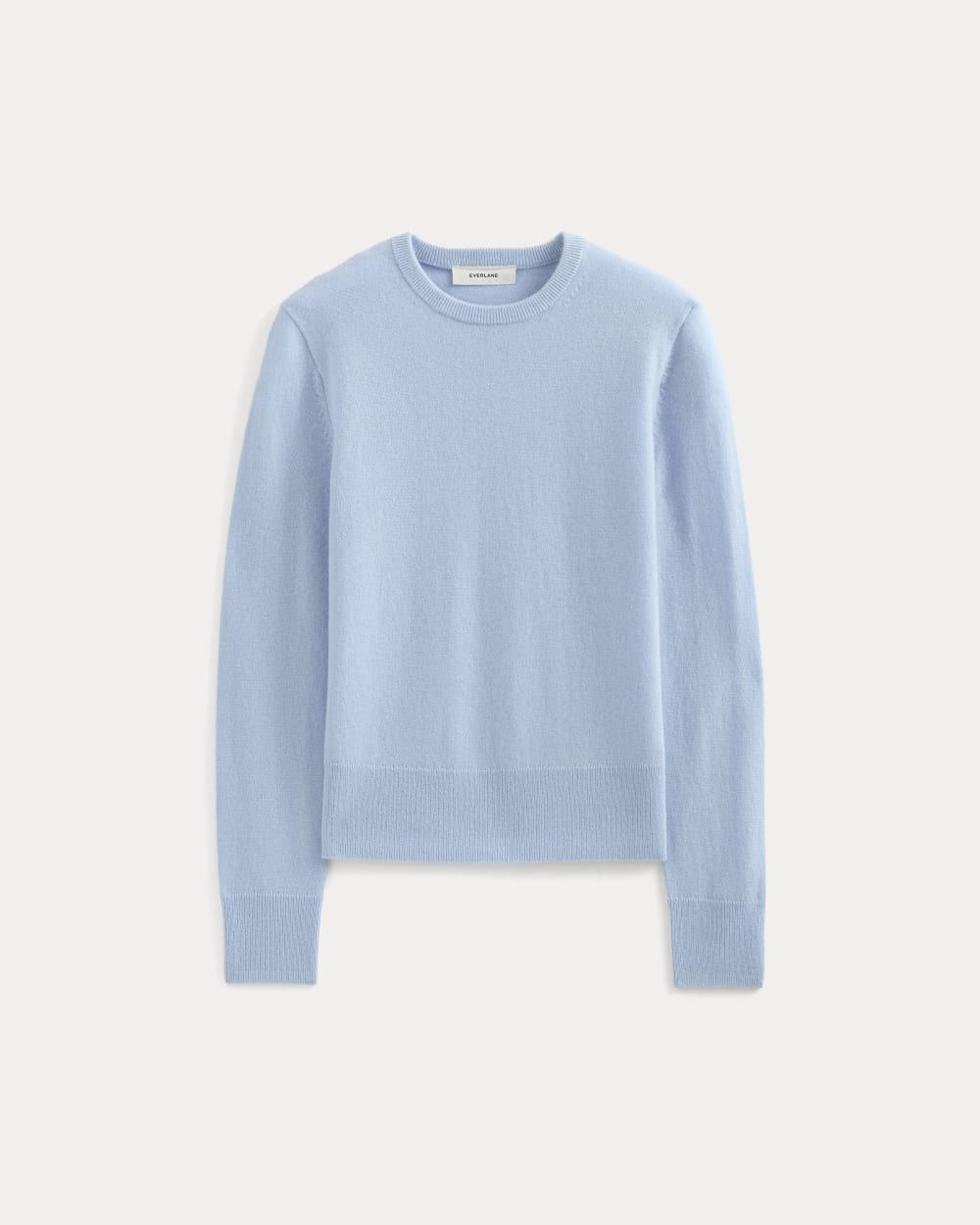 Cashmere Slim Crew Sweater | Open Air Blue