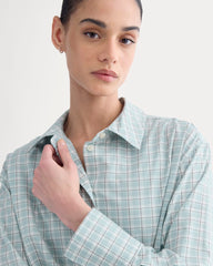 Everyday Shirt in Silky Cotton | Gray Mist
