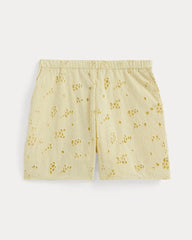 The Eyelet Pull-On Short | Light Yellow