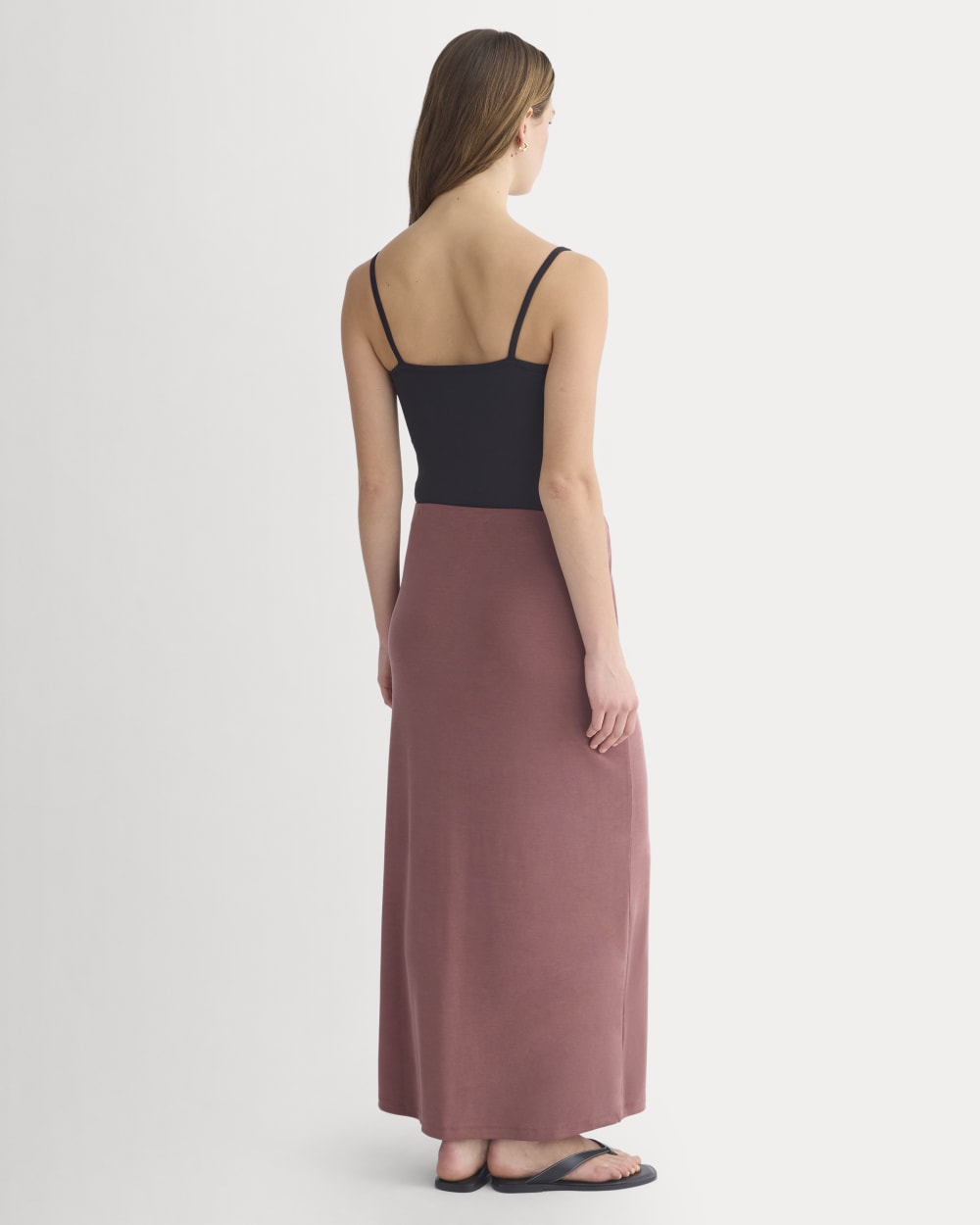 Maxi Skirt in Butterknit | Henna Red