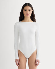 The Form Ballet Bodysuit | White