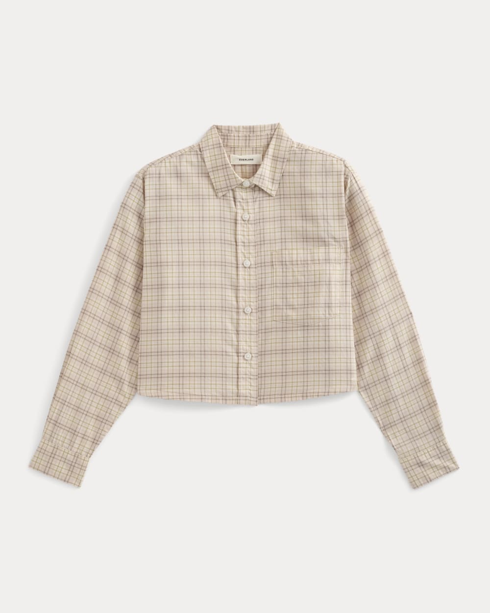 The Way-Short Shirt in Silky Cotton | Plaid